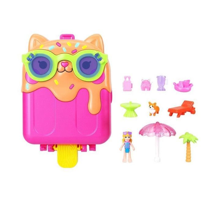 Polly Pocket Kitty Vacances au - Neuf