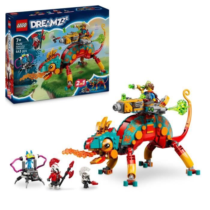 Lego Dreamzzz caméléon cracheur de feu - vue 3