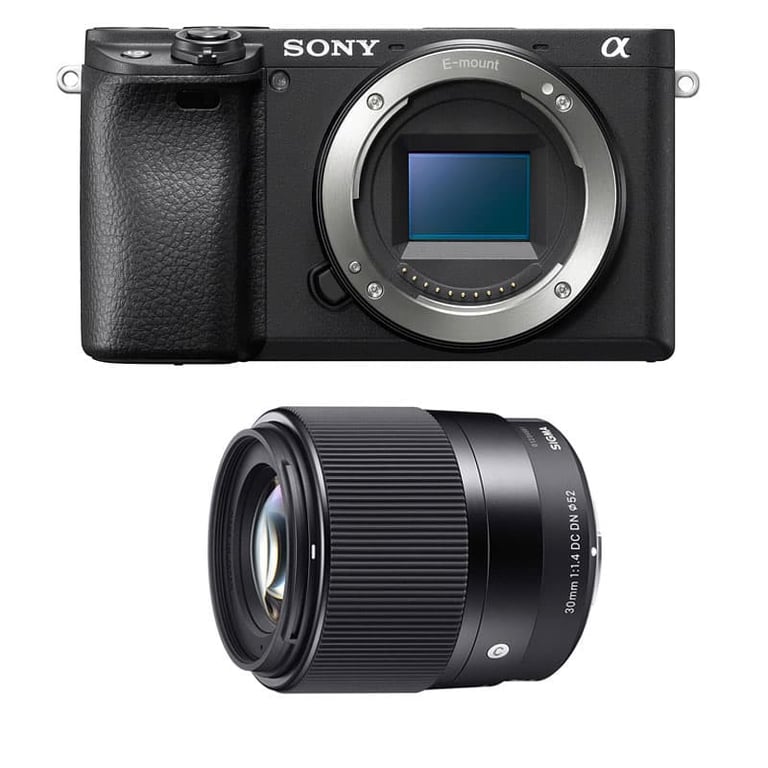 Appareil Photo Hybride Sony Alpha 6400 – Objectif Sigma 30mm f/1.4 - vue 3