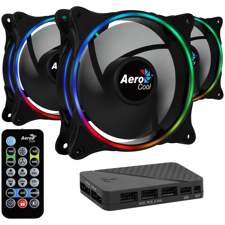 AEROCOOL Ventilateur Eclipse 12 Pro ARGB