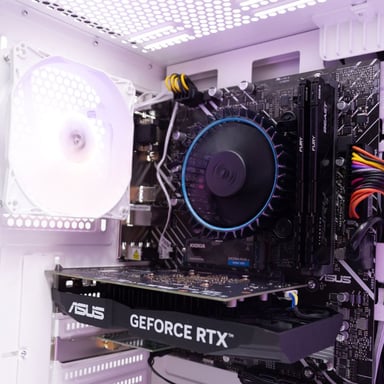 PC Gamer PcCom Lite Blanco Intel i5-12400F, 16 GB RAM, SSD 1 TB, RTX 3050 6 GB, USB 3.0, Garantía y Entrega