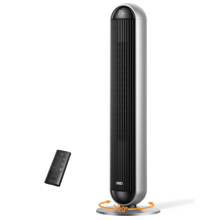 Dreo 706S chauffage ventilateur connecté 2-en-1 2000 W, 12 vitesses et oscillation 120° - Neuf