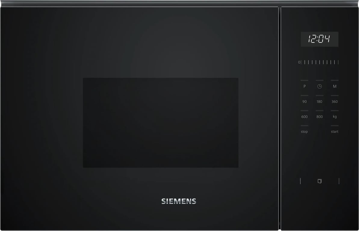 Siemens BF525LMB1 iQ500 | Micro ondes encastrables | 59 x 38 cm | | 20 | Plateau tournant 25 5 cm | Commande TouchControl | Aide au nettoyage hydrolytique | CookControl 7 automatique - vue 3
