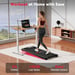 Tapis De Course Z3pb Avec Moteur Sans Balais, Vitesse 1-6 Km/h, 5% Inclinaison Manuelle, Noir, Rattantree