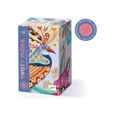 Deslumbrante puzzle de 50 piezas - El pájaro mágico Wizzy