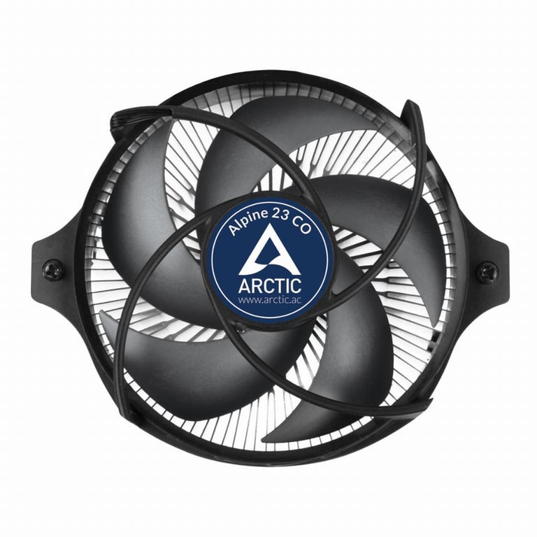 ARCTIC Alpine 23 CO Processeur Refroidisseur d'air 9 cm Aluminium, Noir 1 pièce(s)