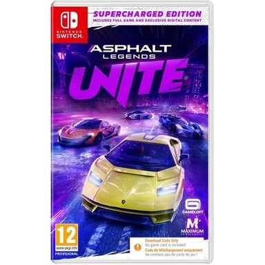 Asphalt Legends Unite - Jeu Nintendo Switch - Supercharged Edition