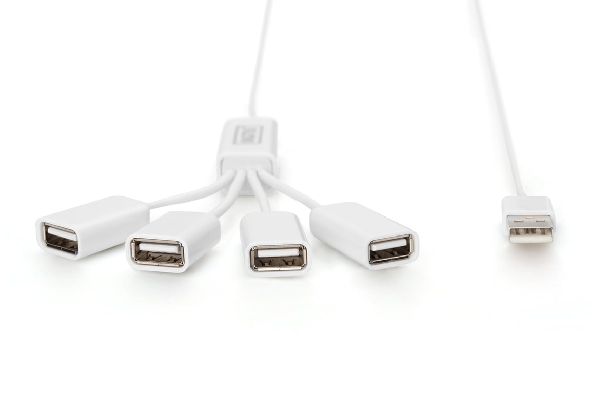 Hub USB 2.0 4 ports Mac & Pc - vue 3