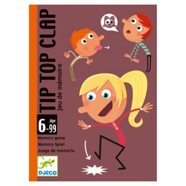 Jeu de cartes de mémoire Tip Top Clap - Amusement garanti pour tous !