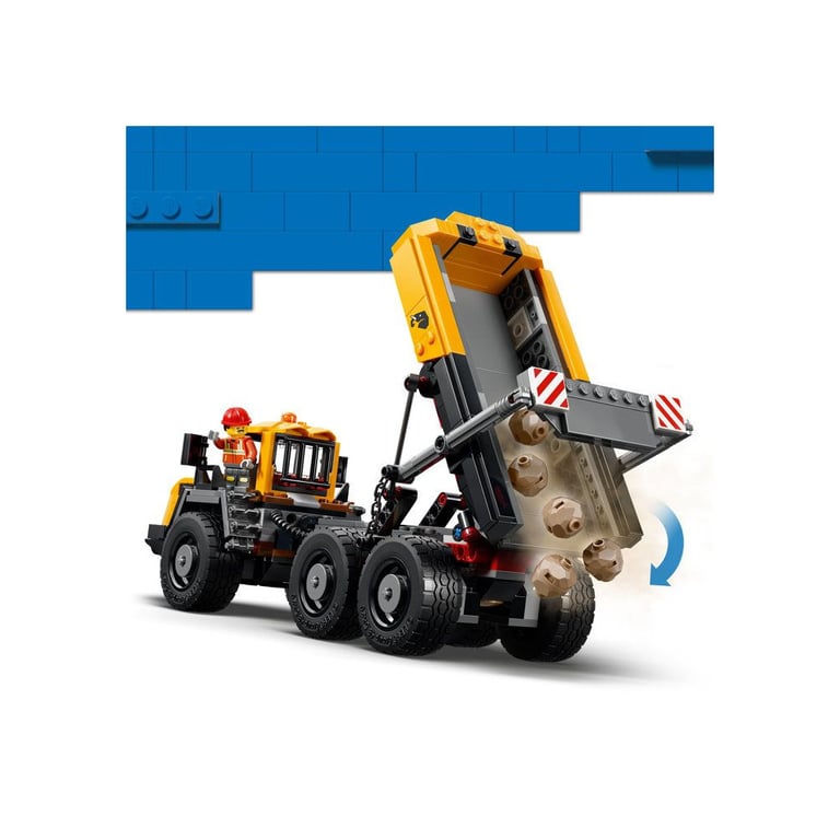 LEGO City 60494 Chargeuse frontale et Camion Benne 1132 pièces Noir Rouge - Neuf