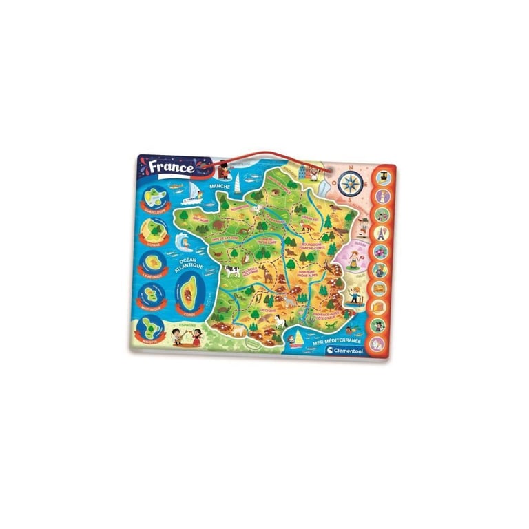 CLEMENTONI - Puzzle magnétique de la France - Neuf
