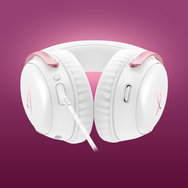 HyperX Cloud III - Auriculares gaming (blancos/rosas)