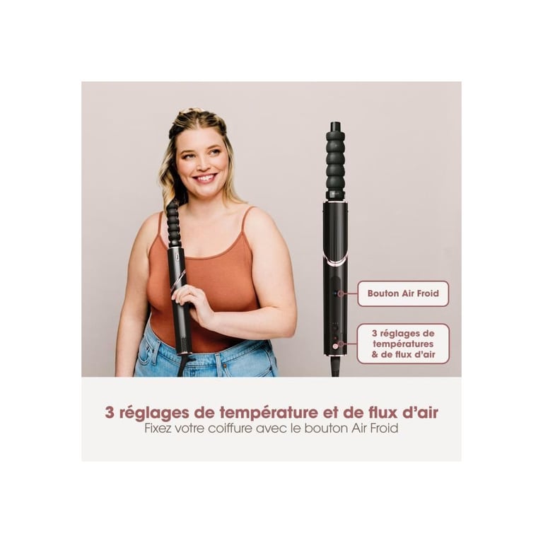 Seche-cheveux & styler 2 en 1 - SHARK FLEXSTYLE - HD446EU- 5 accessoires - Noire- 1400 W- Edition 2024 - Neuf
