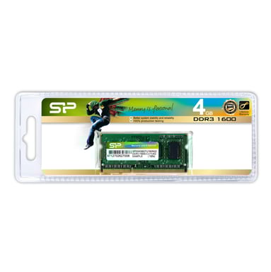 Silicon Power SP004GBSTU160N02 módulo de memoria 4 GB 1 x 4 GB DDR3