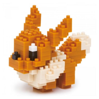 Nanoblock Pokémon Evoli - Kit de construcción de 130 piezas