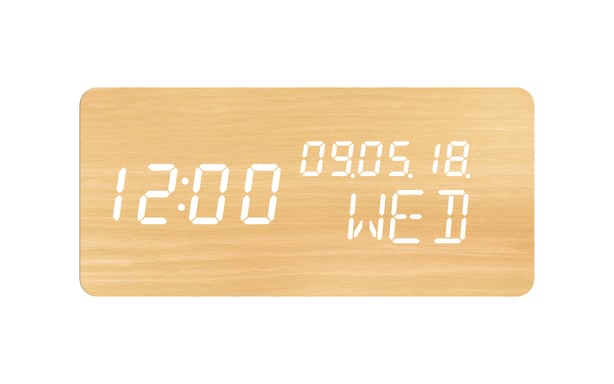 Evoom - WOOD-RÉVEIL THERMOMÈTRE -BOIS