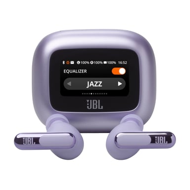 Live Beam 3 avec réduction de bruit - Ecouteurs sans fil Bluetooth JBL, Violet