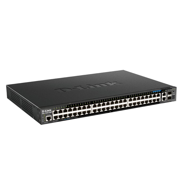D Link 44 PORT GIGABIT SMARTPRO SWITCH - vue 3
