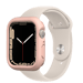RHINOSHIELD Coque Bumper Compatible avec Apple Watch Series 8 / 7 [45mm] CrashGuard NX - Protection Fine Personnalisable avec Technologie Absorption des Chocs - Rose Poudré