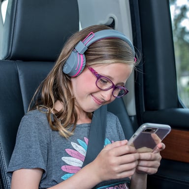 JLab Audio - JBuddies Studio Kids Wireless - Cuffie senza fili - Bluetooth - Compatte e pieghevoli - Durata della batteria BT 24h