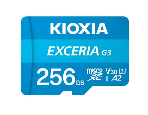 Kioxia EXCERIA G3 256 Go MicroSDXC UHS-I Classe 10