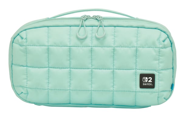 Hori Pochette rembourrée (Cozy Green) pour Nintendo Switch 2 – Sous licence officielle Nintendo