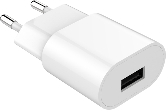 Chargeur USB A 2.1A FastCharge Blanc WOW