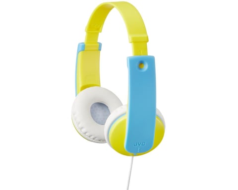 JVC HA-KD7-Y Cuffie cablate ad archetto Musica Blu, Giallo