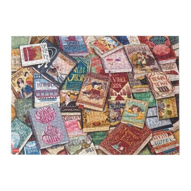Legami Puzzle Book Lover 1000 pièces Illustration livres rétro Multicolore - vue 1