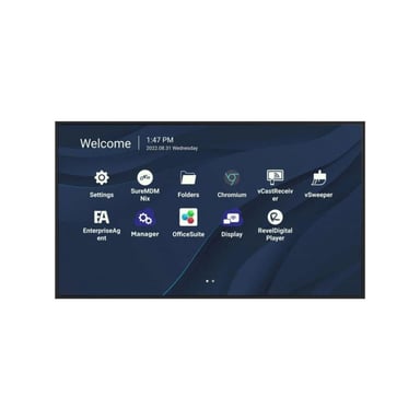 Pantalla de visualización Viewsonic CDE7530 4K Ultra HD con SoC Quad Core y conectividad USB-C
