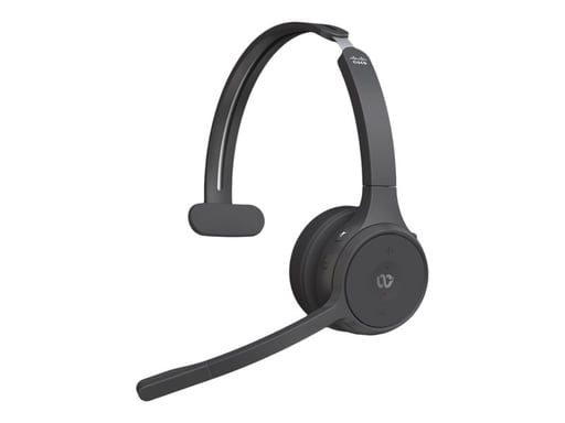 Cisco Headset 721 - Auricular - de botón - Bluetooth - inalámbrico - negro carbón - Certificado Cisco Webex