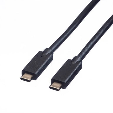 ROLINE 11.02.9053 cable USB USB 3.2 Gen 2 (3.1 Gen 2) 1 m USB C Negro