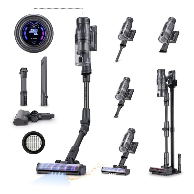 Schneider Sch v55p 180 Airwatts Aspirateur Balai Sans Fil Tube Pliable - vue 3