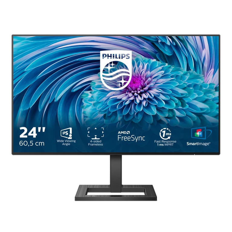 Philips E Line 242E2FA00 écran plat de PC 60 5 cm 23.8 1920 x 1080 pixels Full HD LCD Neuf