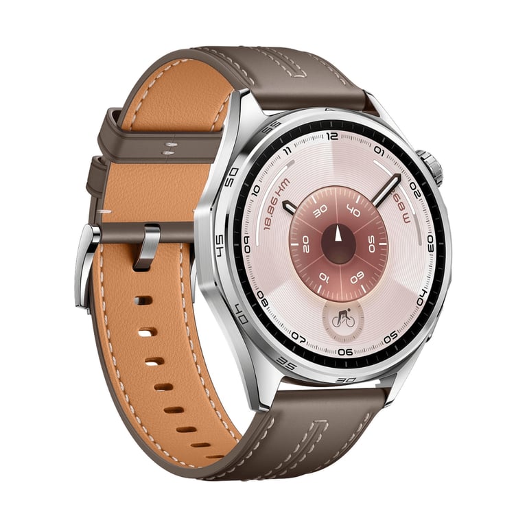 Montre Huawei GT 5 46 mm Bluetooth Marron (Brown) - Neuf