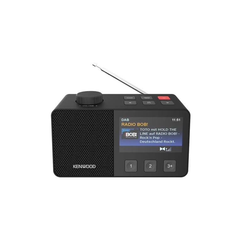 Radio Portable Kenwood CR-M70DAB-B – Bluetooth 5.3, FM/DAB+ - vue 3