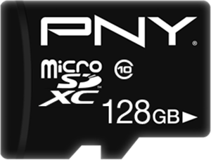 Tarjeta de memoria microSDXC Performance Plus 128GB PNY