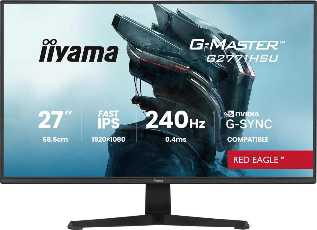 iiyama G-MASTER G2771HSU-B1 écran plat de PC 68,6 cm (27 ) 1920 x 1080 pixels Full HD Noir - Neuf