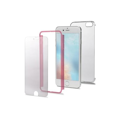 Celly BODY800PK funda para teléfono móvil 11,9 cm (4.7'') Rosa, Transparente