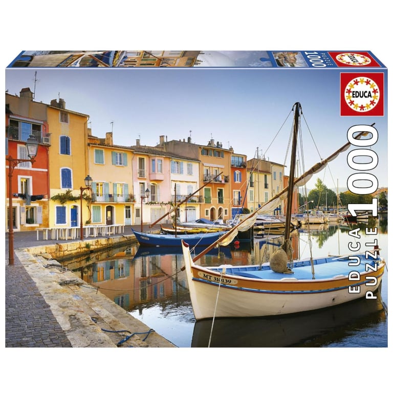 Puzzle 1000 Pièces Port de Martigues en Provence Éveillez Votre Créativité Neuf