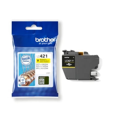 INK BROTHER LC-421Y Giallo 200PP X DCP-J1050DW MFC-J1010DW