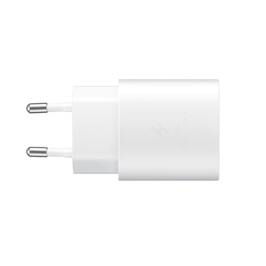 CARGADOR RÁPIDO 25W Puerto USB Tipo-C - COLOR: Blanco Sin cable. SAMSUNG EP-TA800NWEGEU
