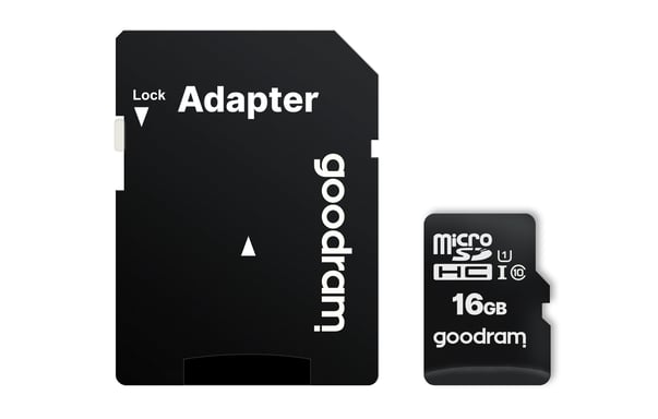 Goodram M1AA Micro SD C10 16GB c/adap