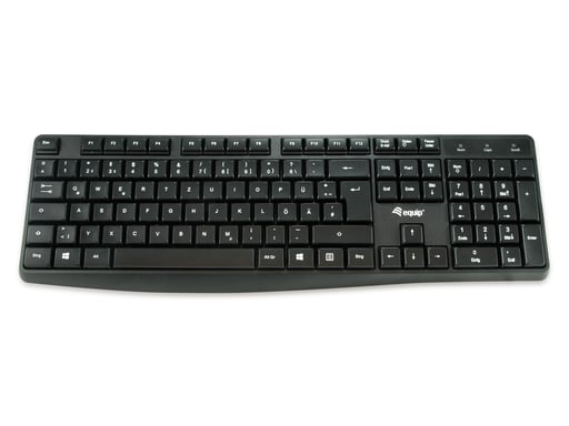 Equip 245211 teclado Oficina USB QWERTY Español Negro