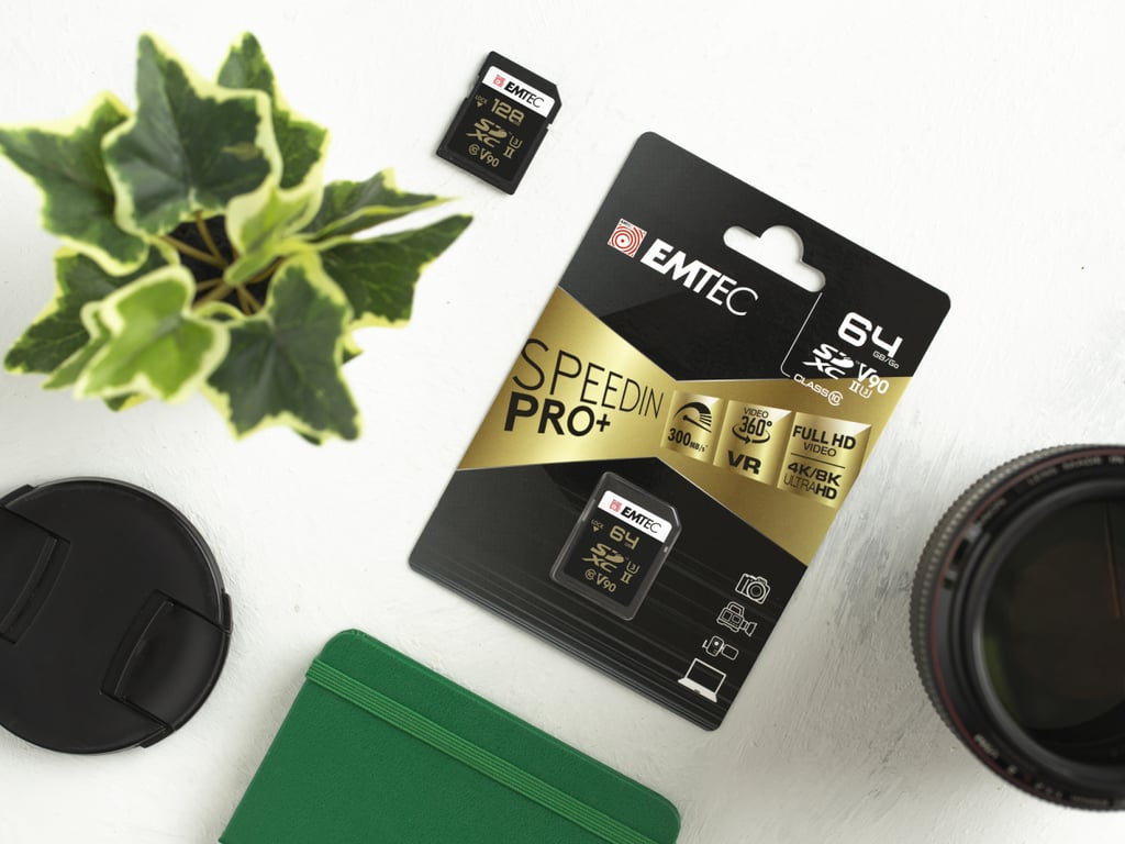 Emtec SpeedIN Pro+ 64 Go SDXC UHS-II Classe 10 - Neuf