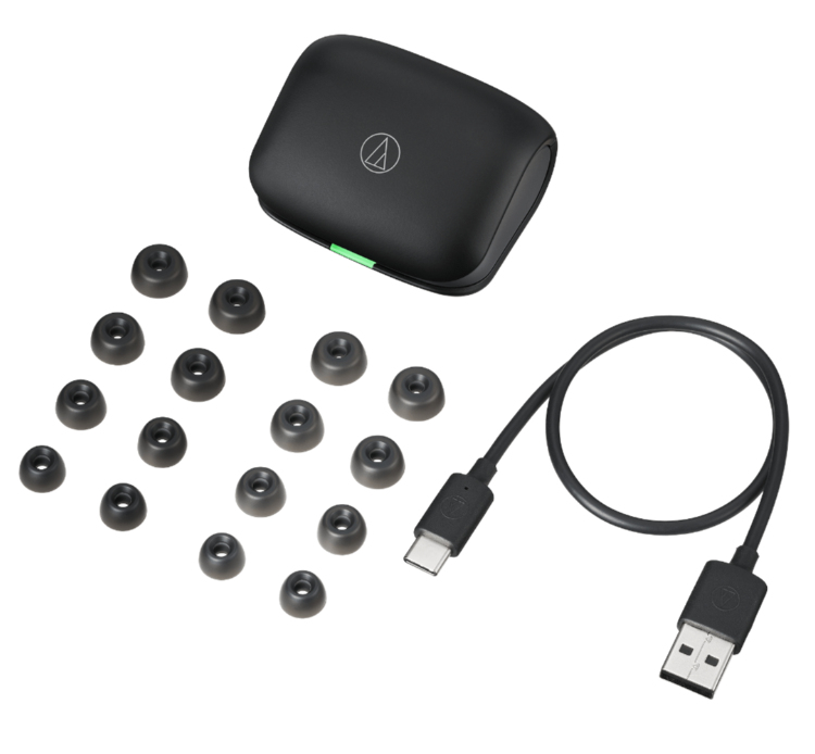 Ecouteurs sans fil Audio Technica ATH TWX7BK Bluetooth avec réduction active du bruit - vue 8