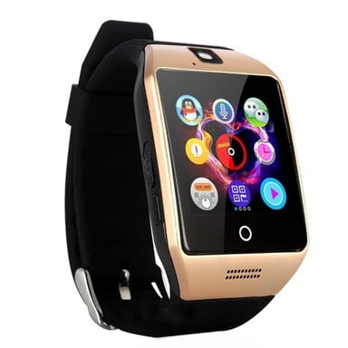 Montre Connectée Android iOs Smartwatch Bluetooth Phone Appels Anti Perte Or + SD 32Go YONIS