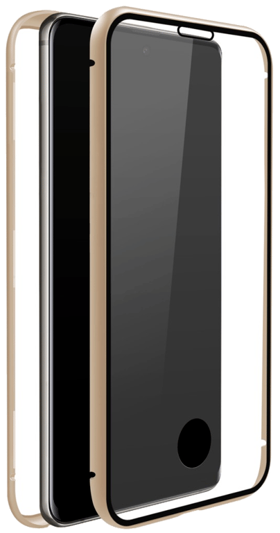 Coque de protection 360° Glass pour Samsung Galaxy S20 Ultra, or