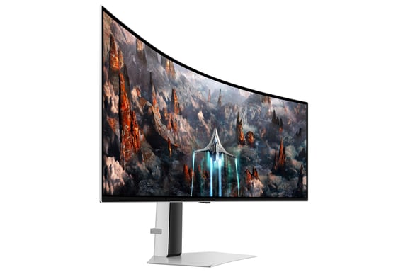 Monitor plano para PC Samsung Odyssey LS49CG934SUXEN 124,5 cm (49'') DQHD OLED Plata