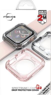ITSKINS ITSPECLRIWATCH440LP coque de protection pour téléphones portables Rose Apple Watch Serie 4 40 mm